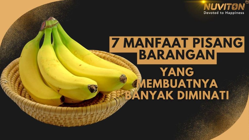 7 Manfaat Pisang Barangan Yang Membuatnya Banyak Diminati