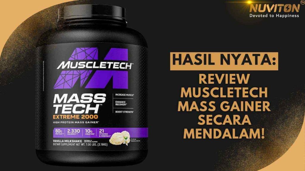 Hasil Nyata: Review MuscleTech Mass Gainer Secara Mendalam!