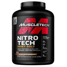 Suplemen muscletech nitrotech whey gold