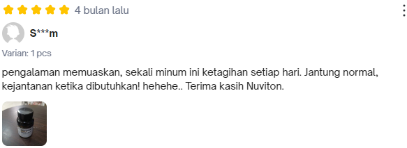 Review tokopedia nuviton™