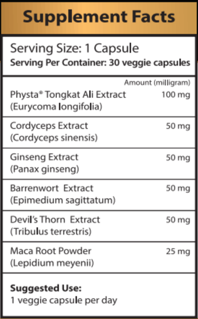 Supplement facts nuviton